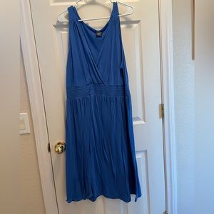 **SOLD** XXL (size 20) Blue Cotton Dress